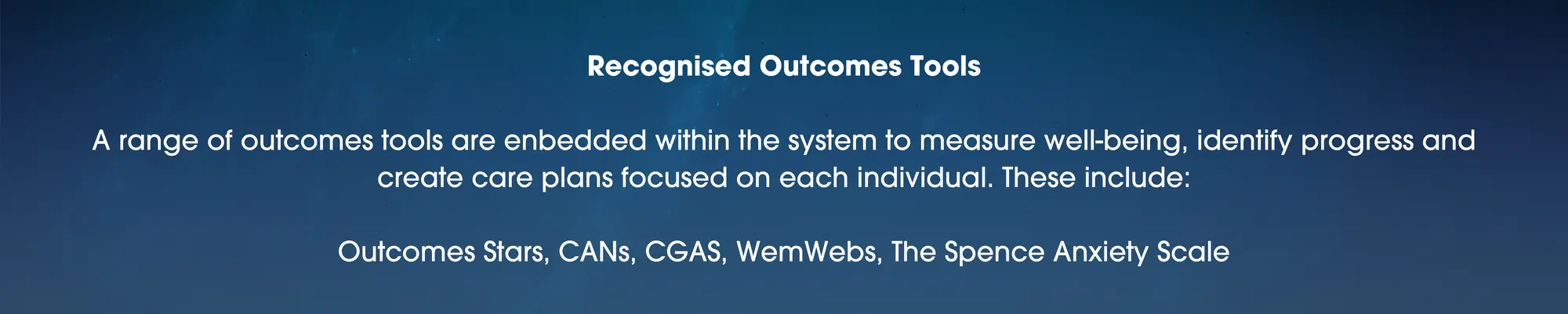 outcomes tools